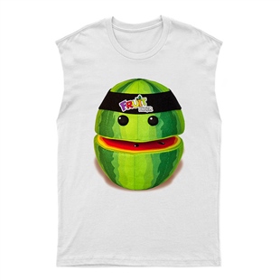 Fruit Ninja Unisex Kesik Kol Tişört Kolsuz T-Shirt KT7658