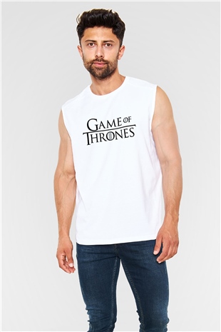 Game of Thrones Beyaz Unisex Kolsuz Tişört
