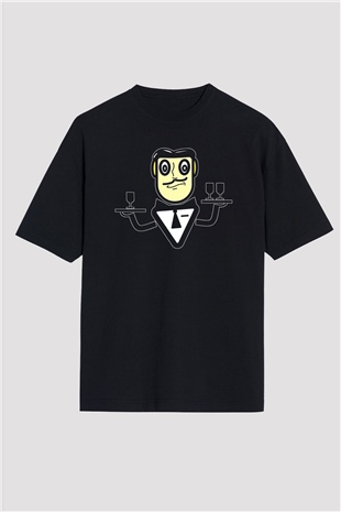 Garson Siyah Unisex Tişört T-Shirt - TişörtFabrikası
