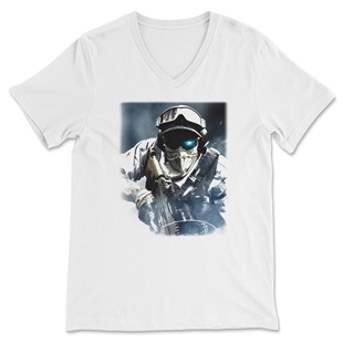 Ghost Recon Unisex V Yaka Tişört V Yaka T-Shirt VT7663