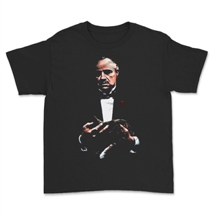 Godfather Siyah Çocuk Tişörtü Unisex T-Shirt