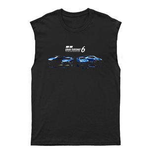 Gran Turismo Unisex Kesik Kol Tişört Kolsuz T-Shirt KT7670