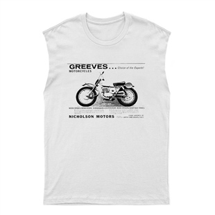Greeves Unisex Kesik Kol Tişört Kolsuz T-Shirt KT3225