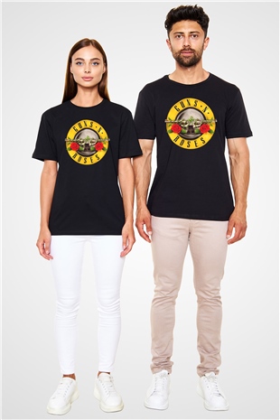 Guns N Roses Siyah Unisex Tişört T-Shirt - TişörtFabrikası