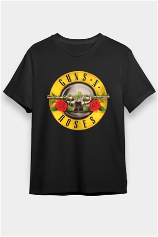 Guns N' Roses Siyah Unisex Tişört T-Shirt - TişörtFabrikası