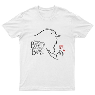 Güzel ve Çirkin Beauty and the Beast Unisex Tişört T-Shirt ET956