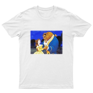 Güzel ve Çirkin Beauty and the Beast Unisex Tişört T-Shirt ET958