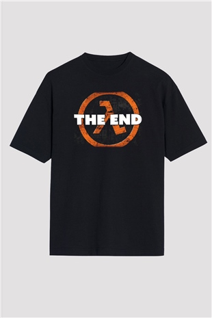 Half-Life Siyah Unisex Oversize Tişört T-Shirt