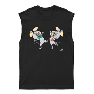 Hanna Barbera Unisex Kesik Kol Tişört Kolsuz T-Shirt KT484