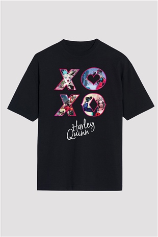 Harley Quinn Siyah Unisex Tişört T-Shirt