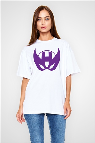 Hawkeye Beyaz Unisex Tişört T-Shirt