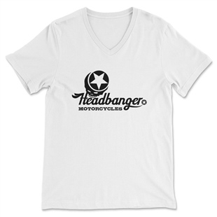 Headbanger Unisex V Yaka Tişört V Yaka T-Shirt VT3299