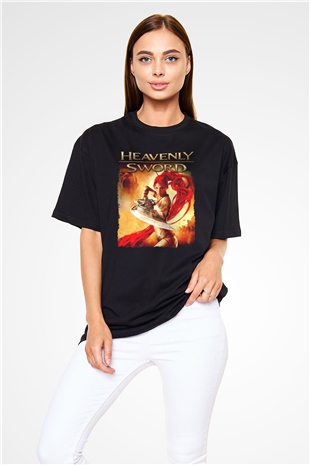 Heavenly Sword Siyah Unisex Tişört T-Shirt