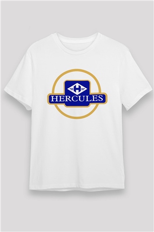 Hercules Beyaz Unisex Tişört T-Shirt