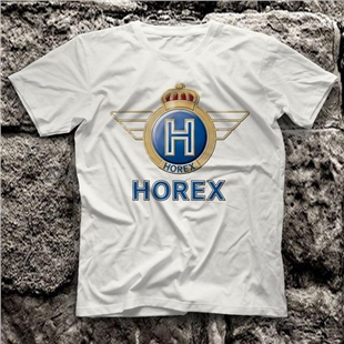 Horex Beyaz Unisex Tişört T-Shirt