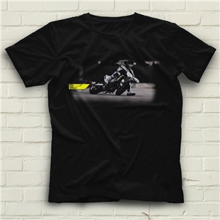 Husqvarna Siyah Unisex Tişört T-Shirt