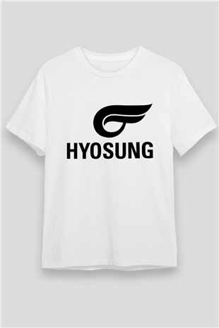 Hyosung Beyaz Unisex Tişört T-Shirt