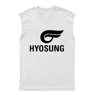 Hyosung Unisex Kesik Kol Tişört Kolsuz T-Shirt KT3305