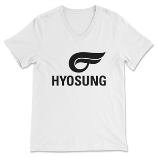 Hyosung Unisex V Yaka Tişört V Yaka T-Shirt VT3305