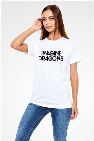 Imagine Dragons White Unisex  T-Shirt - Tees - Shirts