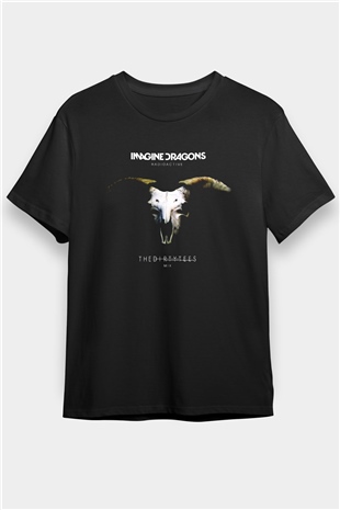 Imagine Dragons Siyah Unisex Tişört T-Shirt - TişörtFabrikası
