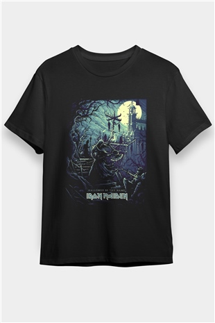 Iron Maiden Hallowed Be Thy Name Siyah Unisex Tişört T-Shirt - TişörtFabrikası