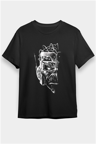 Iron Maiden İlluminati Eddie Siyah Unisex Tişört T-Shirt - TişörtFabrikası