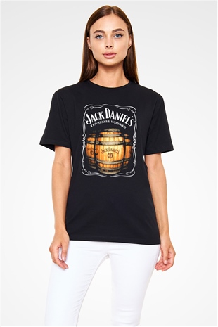 Jack Daniels Siyah Unisex Tişört T-Shirt - TişörtFabrikası