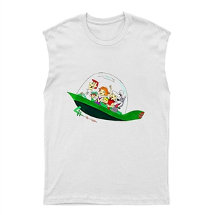 Jetgiller Jetsons Unisex Kesik Kol Tişört Kolsuz T-Shirt KT494
