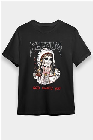 Kanye West Yeezus Black Unisex  T-Shirt - Tees