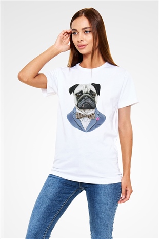 Dog White Unisex  T-Shirt