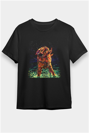 Köpek Siyah Unisex Tişört T-Shirt - TişörtFabrikası