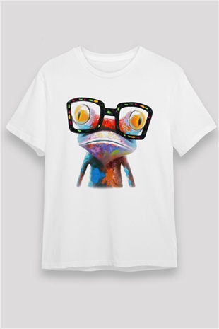 Frog White Unisex  T-Shirt