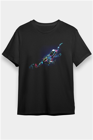 Kurbağa Siyah Unisex Tişört T-Shirt - TişörtFabrikası