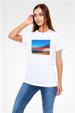 Laguna Colorada White Unisex  T-Shirt