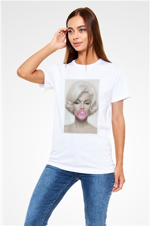 Marilyn Monroe White Unisex  T-Shirt - Tees - Shirts