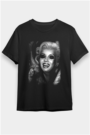 Marilyn Monroe Black Unisex  T-Shirt - Tees - Shirts