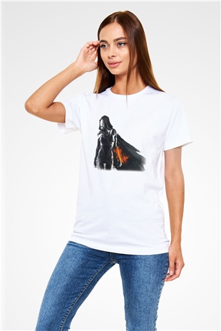 Mass Effect Beyaz Unisex Tişört T-Shirt