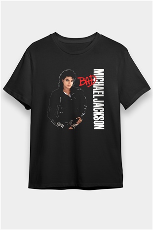 Michael Jackson Siyah Unisex Tişört T-Shirt - TişörtFabrikası