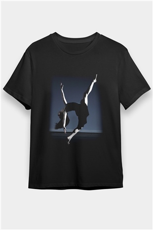 Modern Dans Siyah Unisex Tişört T-Shirt - TişörtFabrikası