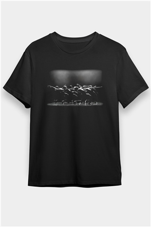 Modern Dans Siyah Unisex Tişört T-Shirt - TişörtFabrikası