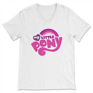 My Little Pony Unisex V Yaka Tişört V Yaka T-Shirt VT505
