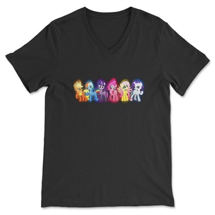 My Little Pony Unisex V Yaka Tişört V Yaka T-Shirt VT511