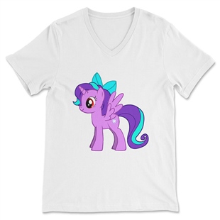 My Little Pony Unisex V Yaka Tişört V Yaka T-Shirt VT510