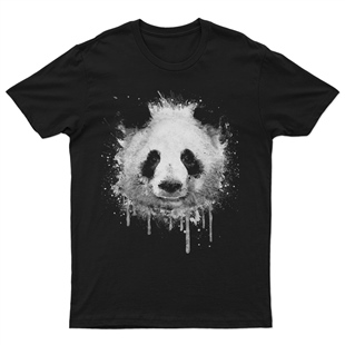 Panda Baskılı Tasarım Tişört TSRT359