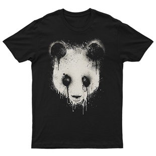 Panda Baskılı Tasarım Tişört TSRT399