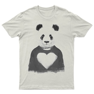 Panda Baskılı Tasarım Tişört TSRT400