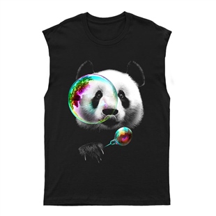 Panda Baskılı Tasarım Tişört TSRT405