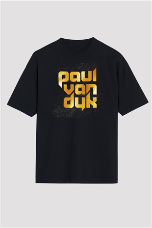 Paul Van Dyk Siyah Unisex Tişört T-Shirt - TişörtFabrikası