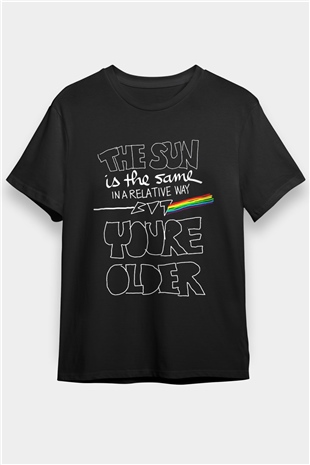 Pink Floyd The Sun Is The Same Siyah Unisex Tişört T-Shirt - TişörtFabrikası